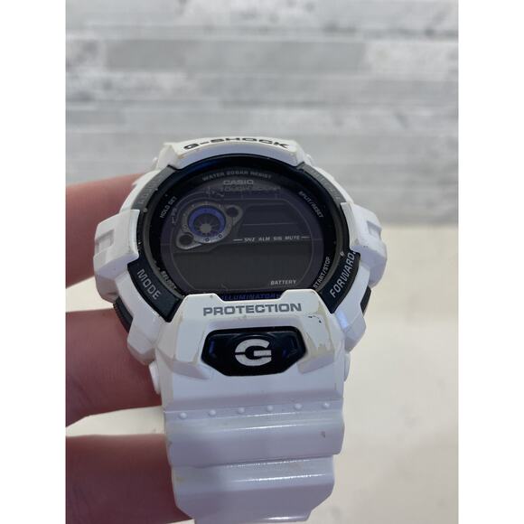 Casio G-Shock GR8900A-7 Tough Solar Digital White Resin Men’s Sport Watch *READ* - Picture 2 of 7